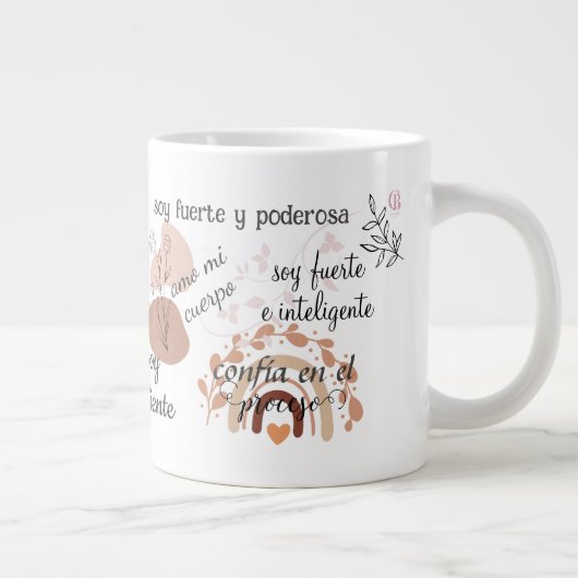 Affirmations coffee Tasse Spanisch (Rechts)