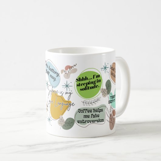 Affirmations einführen kaffeetasse (VorderseiteRechts)