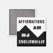 Affirmations-Erinnerung Magnet (Vorderseite/Rückseite)