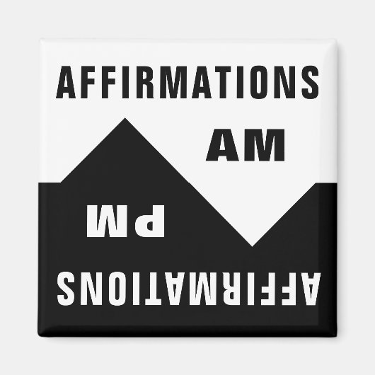 Affirmations-Erinnerung Magnet (Vorne)