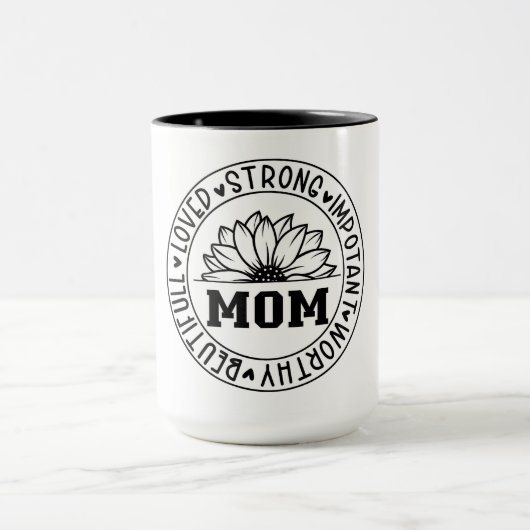 Affirmations-Kreis MUTTER-Tasse Tasse (Zentrum)