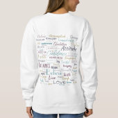 Affirmations sweatshirt (Rückseite)