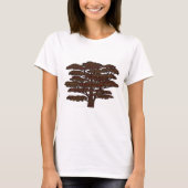 Affirmations Tree Inspirationswörter T-Shirt (Vorderseite)