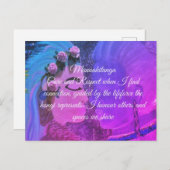 Affirmationskarte Manaakitanga Postkarte (Vorne/Hinten)