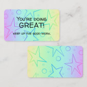 Affirmationskarte Visitenkarte (Vorne/Hinten)