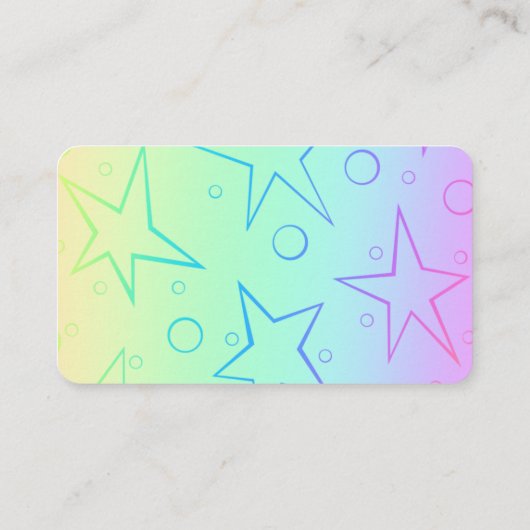 Affirmationskarte Visitenkarte (Rückseite)