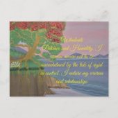 Affirmationskarten Postkarte (Vorderseite)