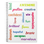 AffirmationsNotebook Notizblock (Vorderseite)