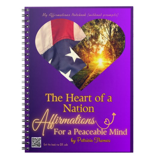 AffirmationsNotebook zur Begleitung des Buches Notizblock (Vorderseite)