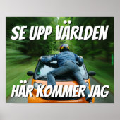Affisch — Se upp världen Poster (Vorne)