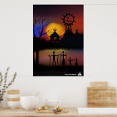 Affisch Skymmnings i Lappland Poster (Küche)