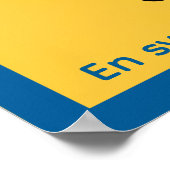 Affisch — Svensk tiger Poster (Ecke)