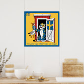 Affisch — Svensk tiger Poster (Küche)