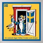 Affisch — Svensk tiger Poster (Vorne)