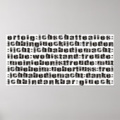 Affitmationen Poster (Vorne)