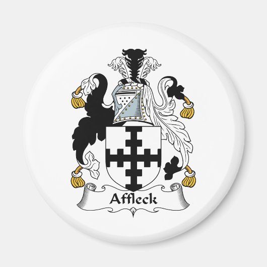 Affleck Familienwappen Magnet (Vorne)