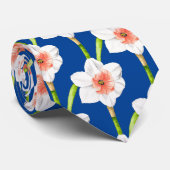 Affodien auf einer Nacktbinde (A) Krawatte (Gerollt)