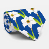 Affodien auf einer Nacktbinde (B) Krawatte (Gerollt)