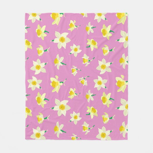 Affodien. Fleecedecke (Vorderseite)