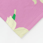 Affodien. Fleecedecke (Ecke)