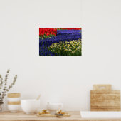 Affodien, Hyazinthen und Tulpen Poster (Küche)