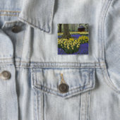 Affodien, Traubenhyazinthen und Tulpengarten, Button (Beispiel)