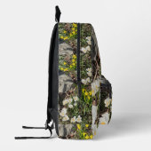 Affodien und Crocus Bedruckter Rucksack (Links)