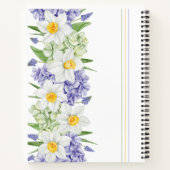 Affodil und Hydrangea Personalisiert Notizblock (Rückseite)