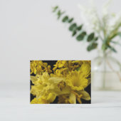 Affodils und Forsythia ATC Visitenkarte (Stehend Vorderseite)