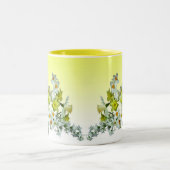 Affodis und Lilacs Zweifarbige Tasse (Mittel)