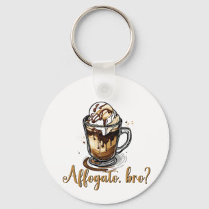 Affogato, Bro, Coffein Addict Affogato Schlüsselanhänger