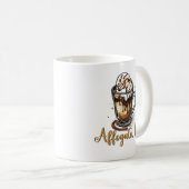 Affogato, bro, Coffeine Lover italienischer Kaffee Kaffeetasse (VorderseiteRechts)