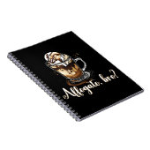 Affogato, bro?, italienischer Kaffee Lover Ice Cre Notizblock (Rechte Seite)