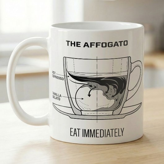 Affogato Coffee Dessert Recipe Eat Immediately Kaffeetasse