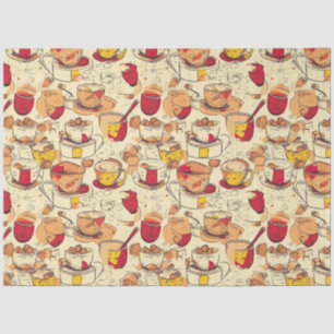 Affogato Coffee No. 3 ephemera Collage Muster Seidenpapier