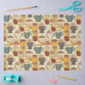 Affogato Coffee No. 4 ephemera Collage Muster Seidenpapier (Basteln)