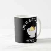 Affogato-Kaffee Kaffeetasse (VorderseiteRechts)