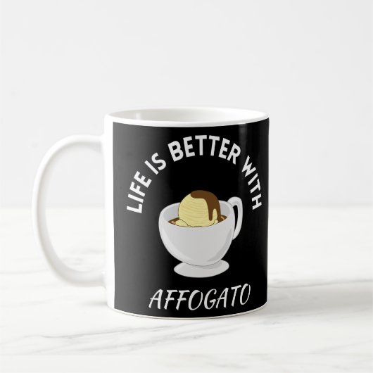 Affogato-Kaffee Kaffeetasse (Links)