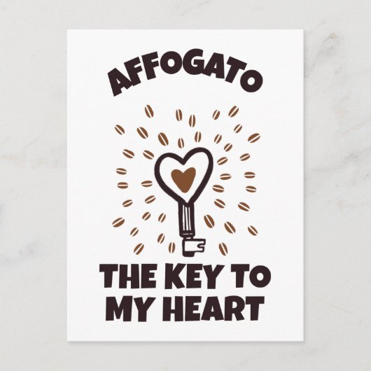 Affogato Postkarte (Vorderseite)