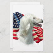 Afgan Flag Briefpapier (Vorne/Hinten)