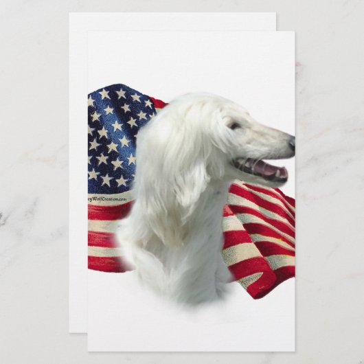 Afgan Flag Briefpapier (Vorne/Hinten)