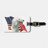 Afgan Flag Gepäckanhänger (Vorderseite horizontal)