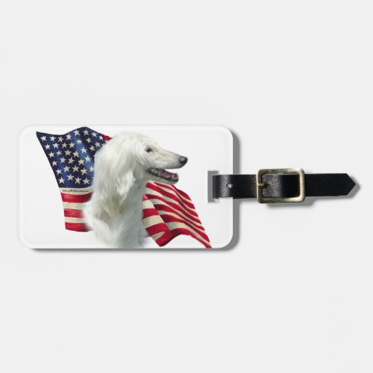 Afgan Flag Gepäckanhänger (Vorderseite horizontal)