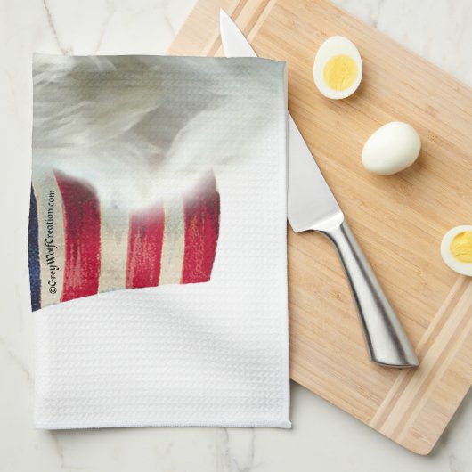 Afgan Flag Geschirrtuch (Viertel Falte)