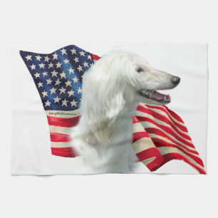 Afgan Flag Geschirrtuch