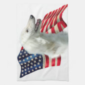 Afgan Flag Geschirrtuch (Vertikal)