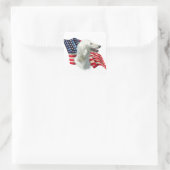 Afgan Flag Quadratischer Aufkleber (Tasche)