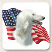 Afgan Flag Untersetzer (Vorderseite)