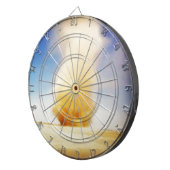 Afganistan Staubteufel Dartboard Dartscheibe (Vorderseite rechts)