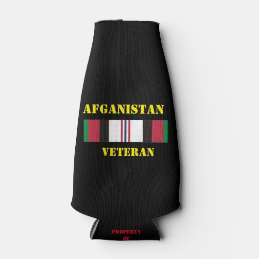 AFGANISTAN VETERAN FLASCHENKÜHLER (Vorderseite)